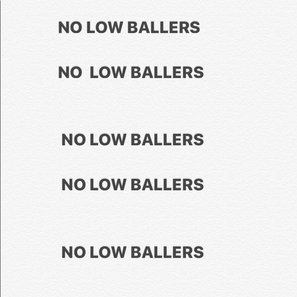 ONLY REASONABLE OFFERS